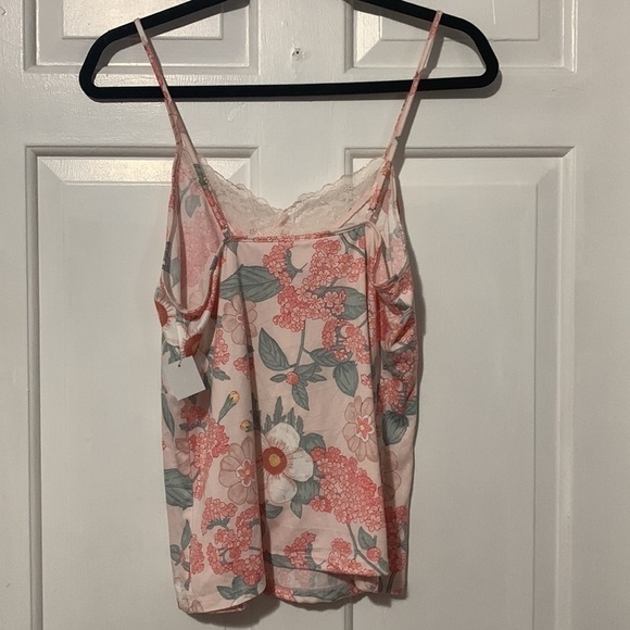 NWT Flora Nikrooz pink and green floral cami and robe set - Picture 9 of 14